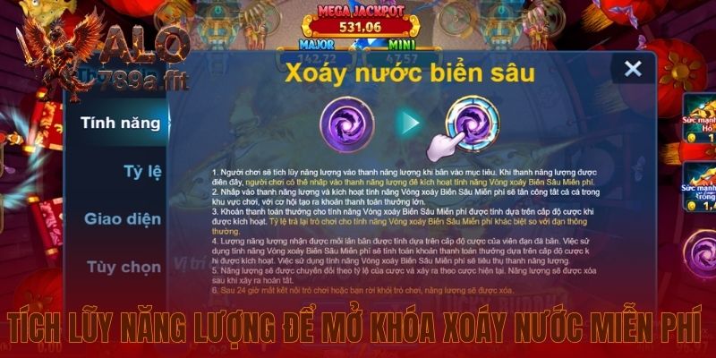 Tích lũy năng lượng để mở khóa Xoáy Nước miễn phí 